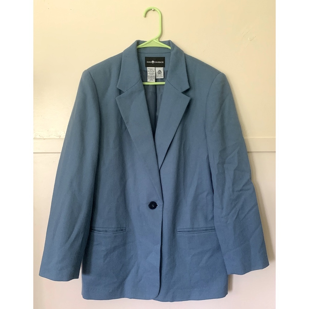 70s Vintage Oversized Wool Blazer
